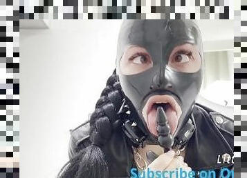 orgasme, pussy, anal, bdsm, slave, ludder, bound, latex, kveling, bondage