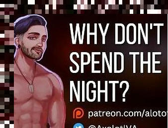 [M4F] Why Don't You Spend The Night?  Friends to Lovers ASMR Audio Roleplay
