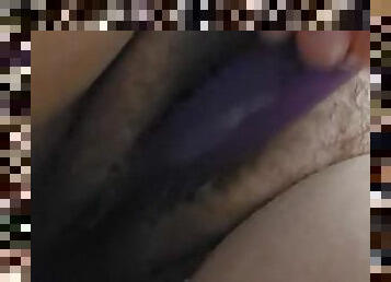 Using vibrator on my juicy pussy