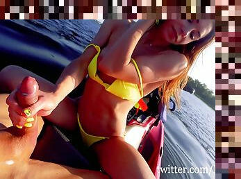 Public Anal Ride On The Jet Ski In The City Centre 2