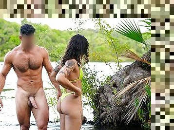 Sexy Brazilian With Perfect Ass Gets Caught Fucking Stranger At Park - Alex Ferrari & Celina Garcia