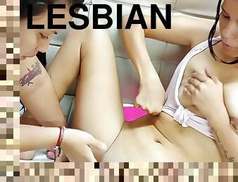 Lesbian Sex With My Sister In Law In The Living Room She Eats My Pussy To Squirt