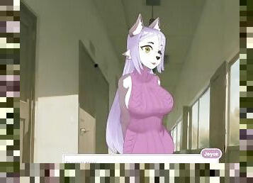 Lust's Cupid, a 2D sex simulation game Furry characters and blowjob in a public park