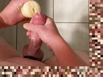Hard Cock Sprays A Thick Moaning Load