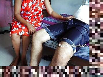 ????? ??? ??? ???? (????????? ?????) Sri lankan Step-Mom Caught Step Son Jerking Off Her Panties XXX