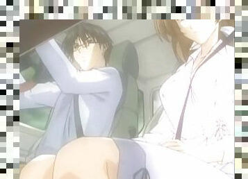 Romantic Anime Sex In The Car Cute Teen Rides A Cock