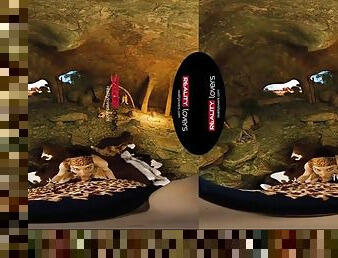Realitylovers - 10.000 bc in a cave virtual reality sex