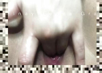 Shaved Pussy Close Up Playing with My Wet Pussy