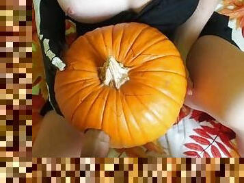 amateur, merangsang-dengan-tangan, rambut-merah, pov, kali-pertama, hentai, mailakat, halloween