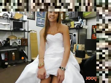 Bitch Pawns Her Wedding Dress And Screwed At The Pawnsh