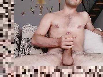 Jerking off, my virging cock