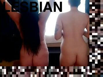 POV Lesbian Roommates Nipple Flash Tease Cuckold