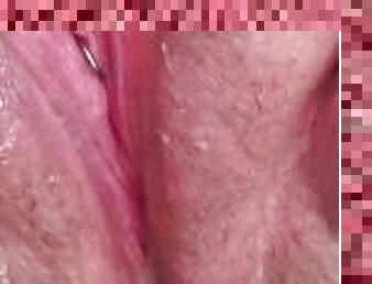 Pierced Wet MILF Pussy Needs Love