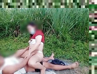 PICNIC LANG DAW KAMI NA NAUWI SA KANTUTAN BUTI WALANG NAKAKITA(Outdoor sex)