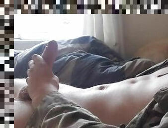 armée, masturbation, amateur, ejaculation-sur-le-corps, énorme-bite, hirondelle, sale, ejaculation, britannique, solo