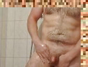 Just taking a shower for you to watch