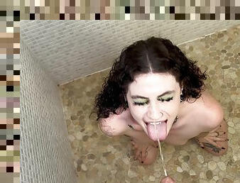 Lydia Black Drinks Piss and Sucks BBC - PissVids