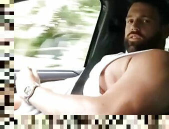 Brett Morse - masturbation in the car