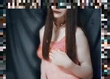 ???????Japanese crossdresser teasing