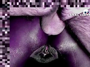 amatør, anal, cumshot, ebony, milf, svart, cum, rumpehull, halloween