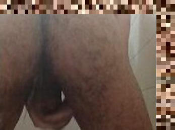 NO NUT NOVEMBER CHALLENGE DAY5: HAIRY MAN POV MASTURBATION IN SHOWER!