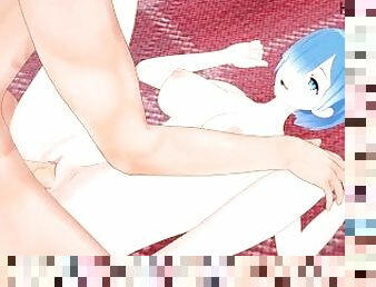 Rem is Serving you Re Zero Hentai Uncensored