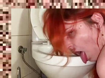 Toilet licking and humping