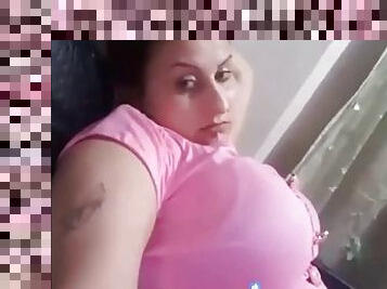 Desi Paki House girl FaceBook Live Big Boobs