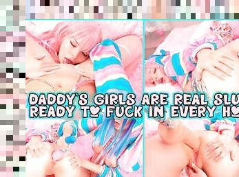 4K Daddy`s Girls Are Real Sluts Ready To Fuck In Every Hole
