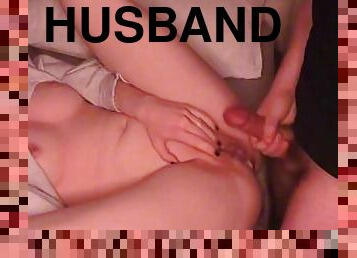 husbands friend caught me playing with myself so I told him to fuck me