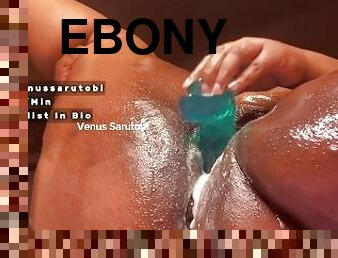 дупа, товста, піхва-pussy, струмінь, прихильник, чорношкіра-ebony, чорношкіра, гарна-повна-жінка