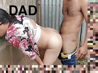 18+ BEHIND my Parents HOUSE!!! OH YES DADDY come and GIVE ME hard!!!