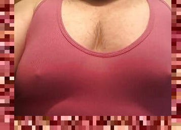 Huge pink nipples